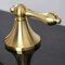Kingston Brass KC7067AL Vintage 8" Widespread Bathroom Faucet, Brushed Brass KC7067AL - alternate 2